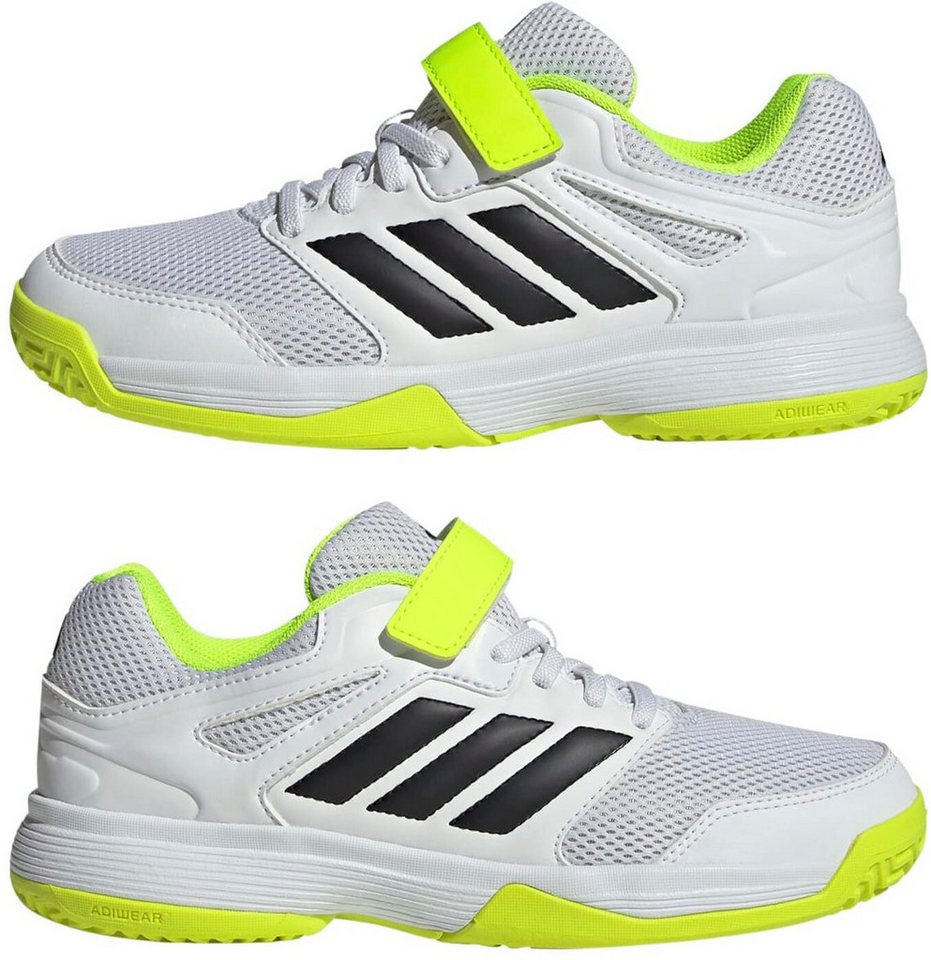 adidas Sportswear Speedcourt K Velcro FTWWHT/CBLACK/LUCLEM Hallenschuh Bild 3