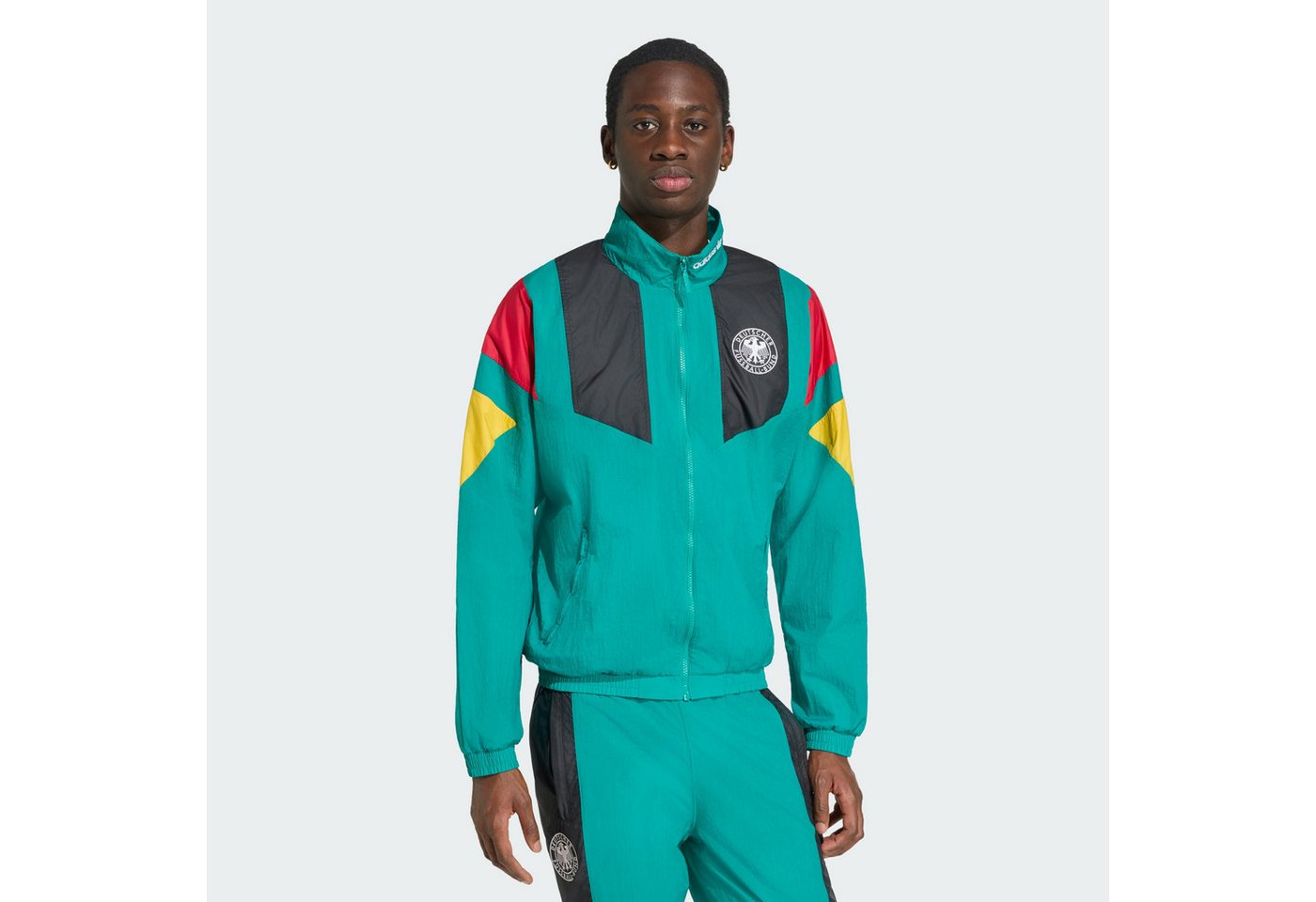 *Aiidoits Trainingsjacke Deutschland EQT Trainingsjacke Grün KG2281 Bild 4