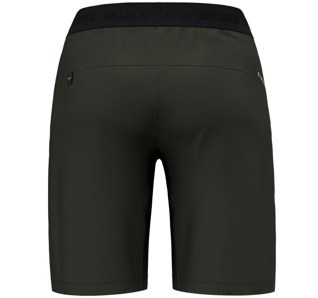 Salewa Trekkinghose Trekking-Wanderhose Puez 4 Short (4-Wege-Stretch) kurz olivegrün