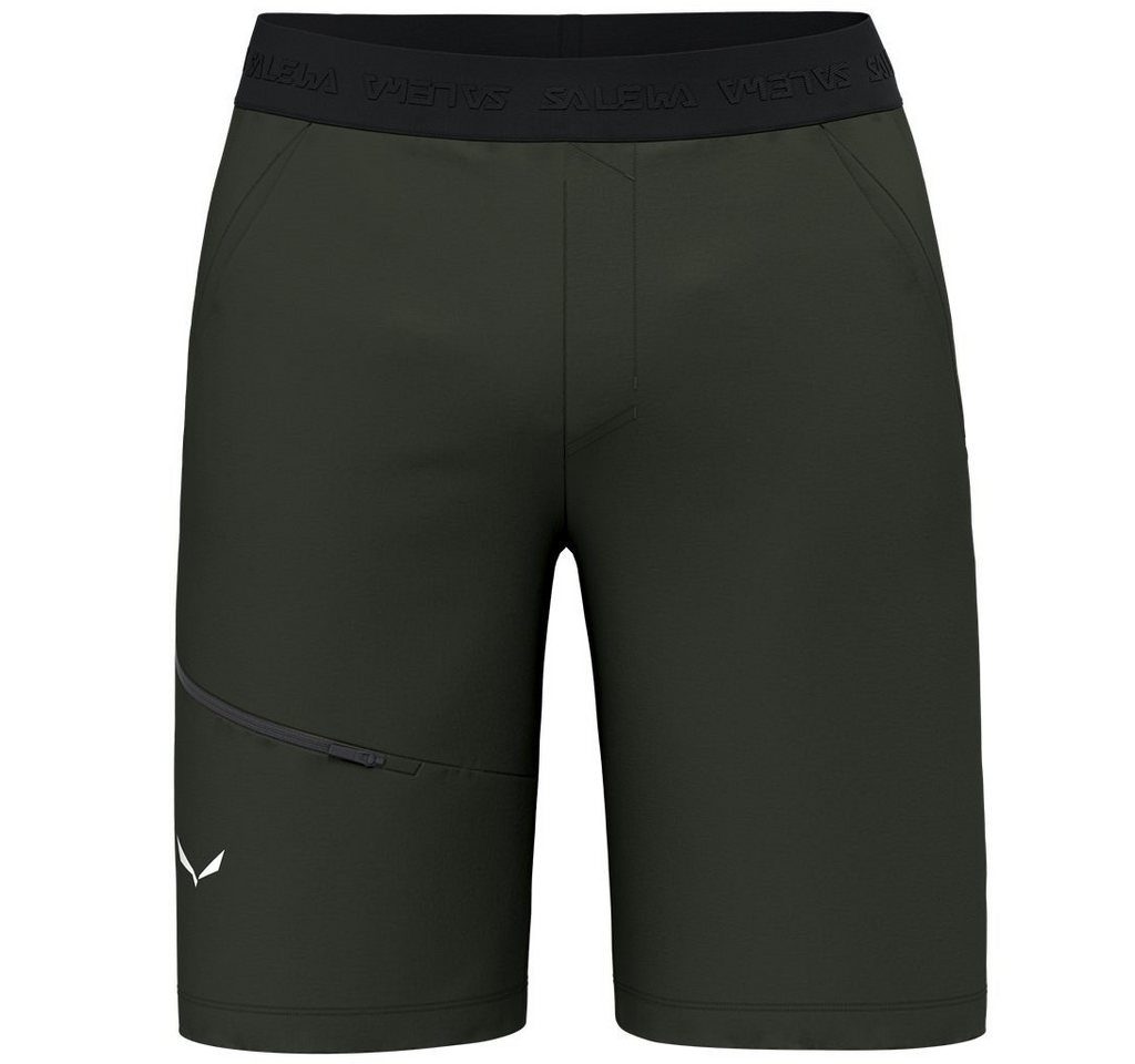 Salewa Trekkinghose Trekking-Wanderhose Puez 4 Short (4-Wege-Stretch) kurz olivegrün Bild 2