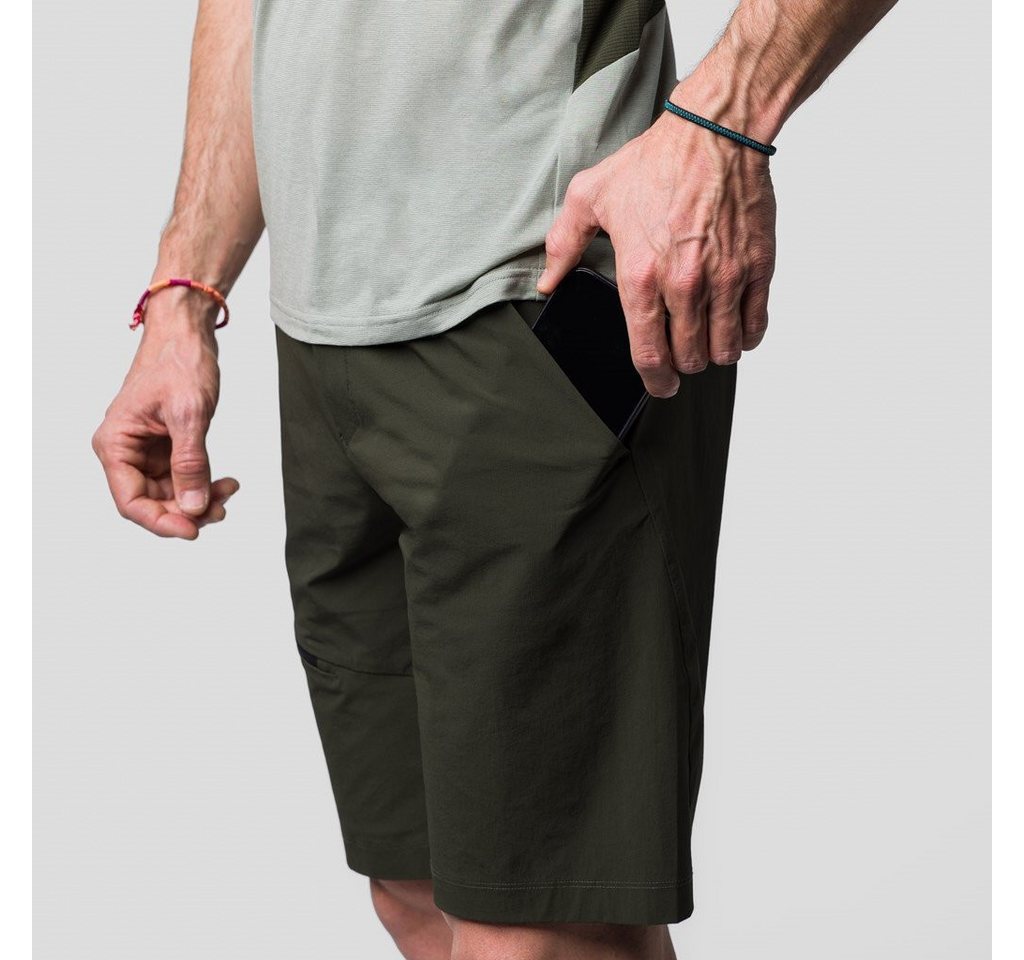 Salewa Trekkinghose Trekking-Wanderhose Puez 4 Short (4-Wege-Stretch) kurz olivegrün Bild 3
