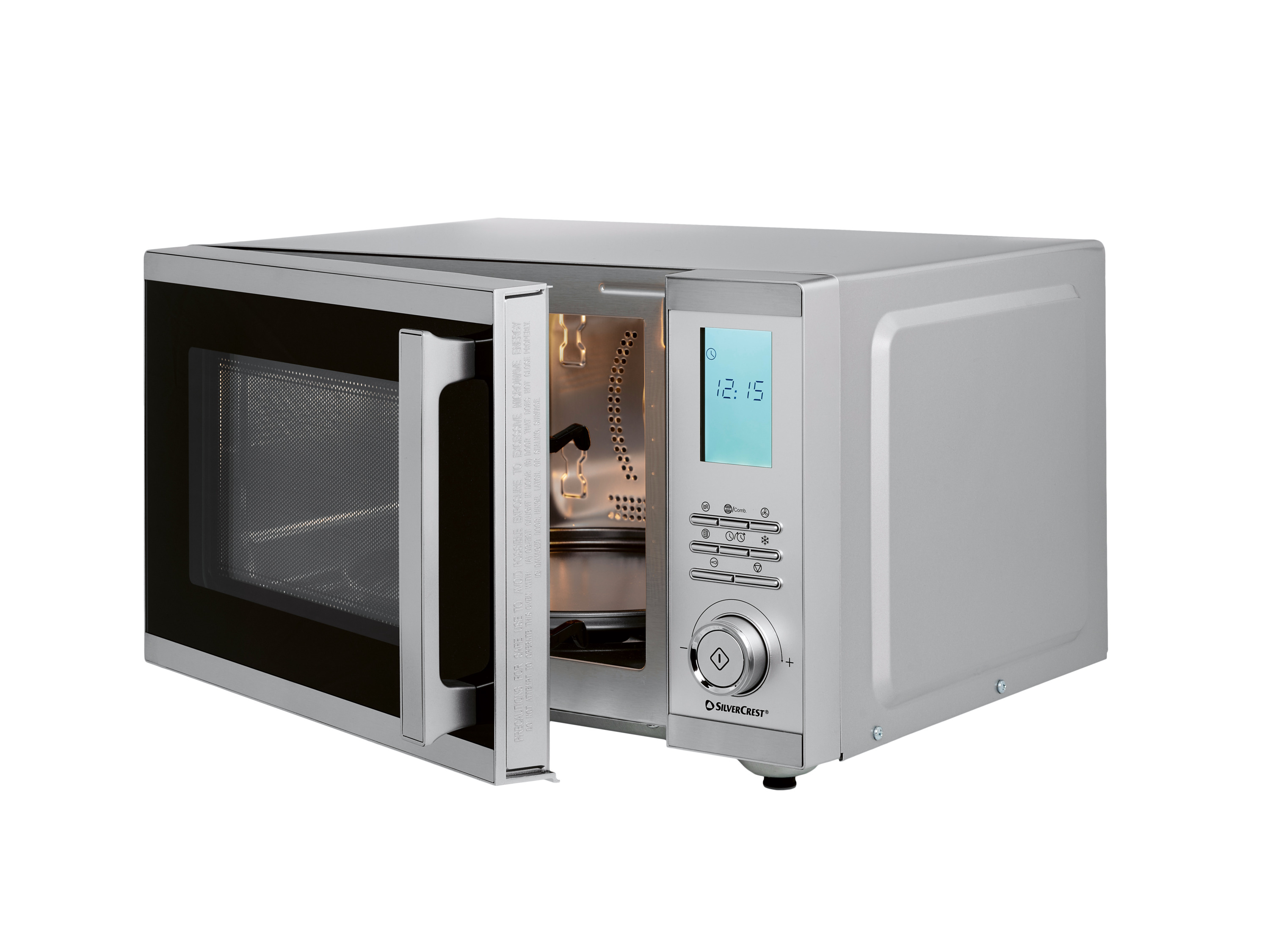 SILVERCREST® Mikrowelle mit Grillfunktion »SMWEDS 900 A1«, ca. 25L Bild 2