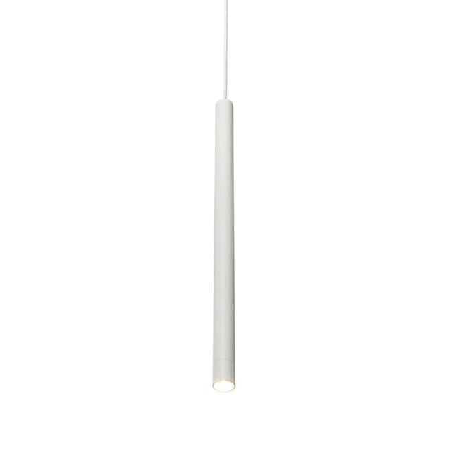 Moderne weiße Hängelampe für 1-phasiges Schienensystem - Iconic Frini