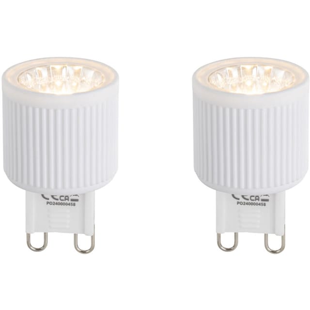 2er Set G9 24mm LED-Glühbirnen 3W 300lm 2700K
