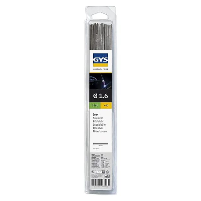 Toparc 087262 WIG-Schweißstäbe Edelstahl 316L