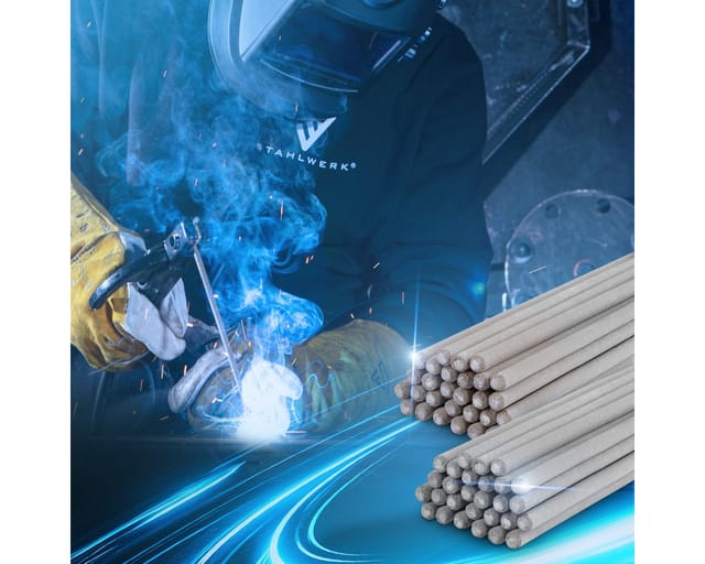 STAHLWERK 2 x Stabelektroden AWS E6013RR rutilumhüllt 3,2 x 350 mm 2 kg