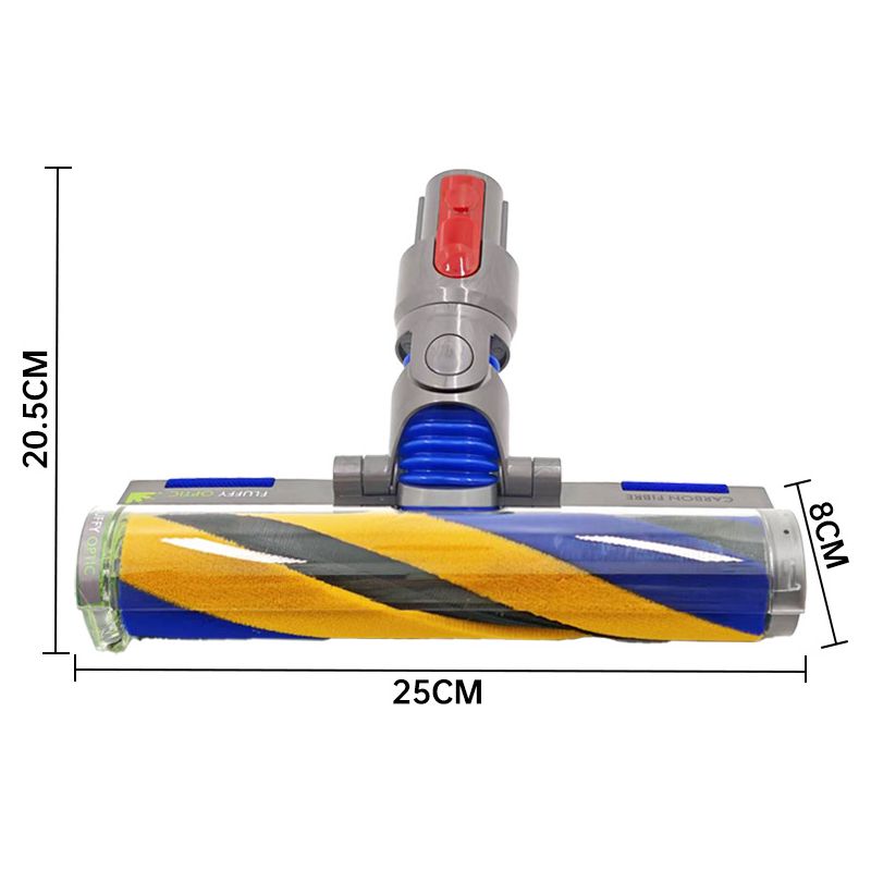 Dyson-kompatibler Motorisierter Laser-bürstenkopf: Anti-verhedderungs-technologie Für V7, V8, V10, V11, V15