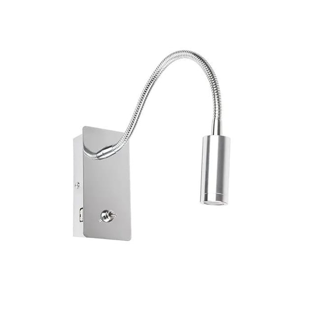 Juliet Chrom-Tischlampe mit usb und verstellbar 41025NA