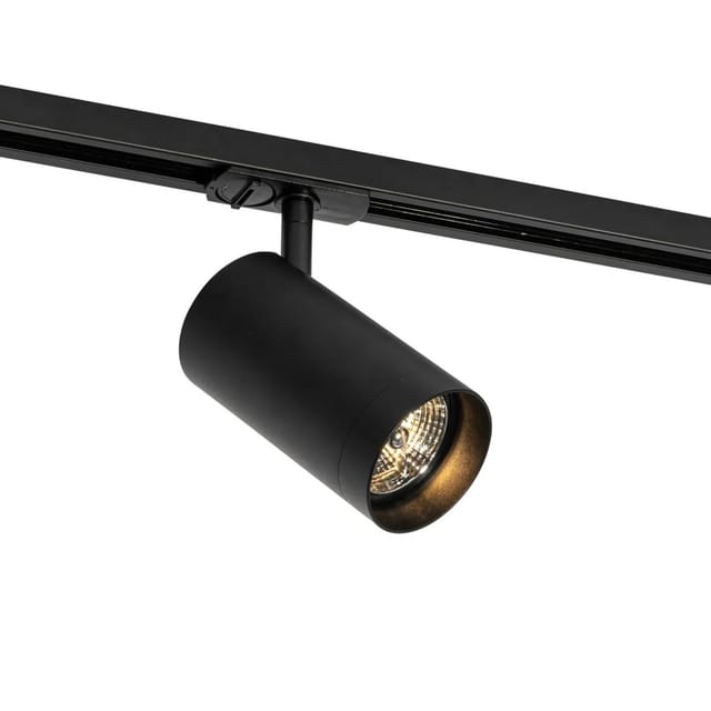 Moderner schwarzer Strahler für 1-phasiges Schienensystem 70mm - Iconic Jeana Luxe