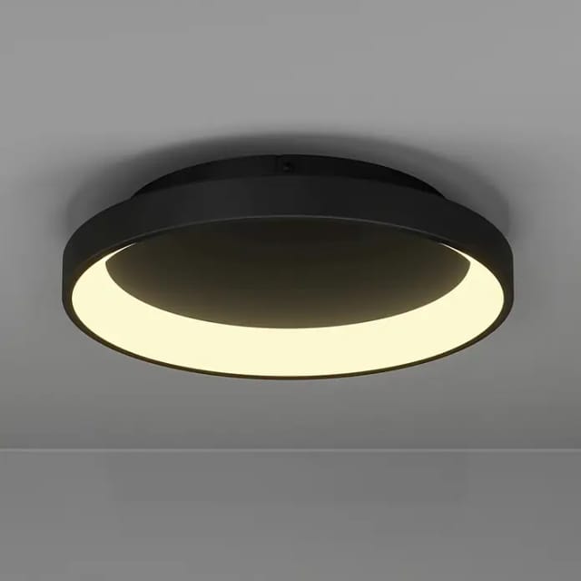 Eglo - led Deckenleuchte Loretello schwarz ø 35 cm tw Deckenlampen & Kronleuchter