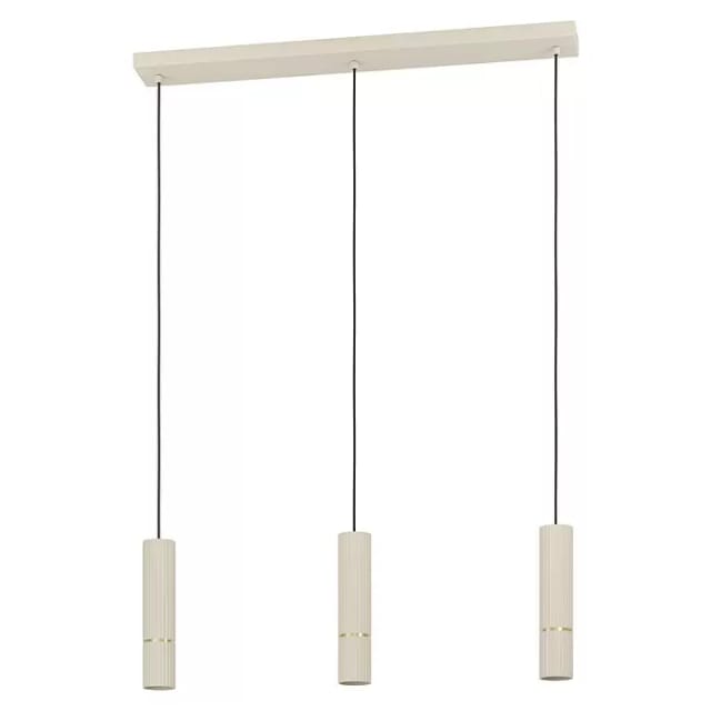 3er Hängeleuchte Caminia sandfarben 77 x 110 cm GU10 Deckenlampen & Kronleuchter - Eglo