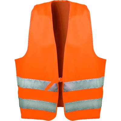 Gr .L (54/56) ERNST TEXTIL-WARNWESTE ORANGE orange ERNST Textile warning wai