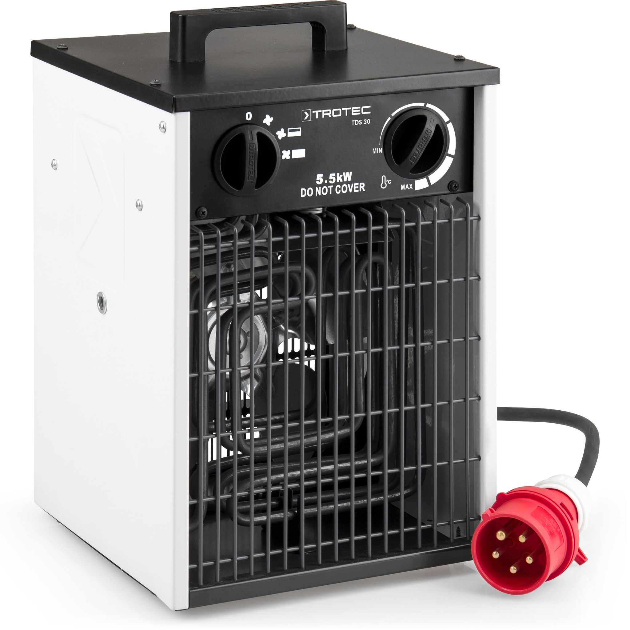 Trotec Tds 30 Mobiler Elektrischer Heizlüfter 5,5 Kw Farblos