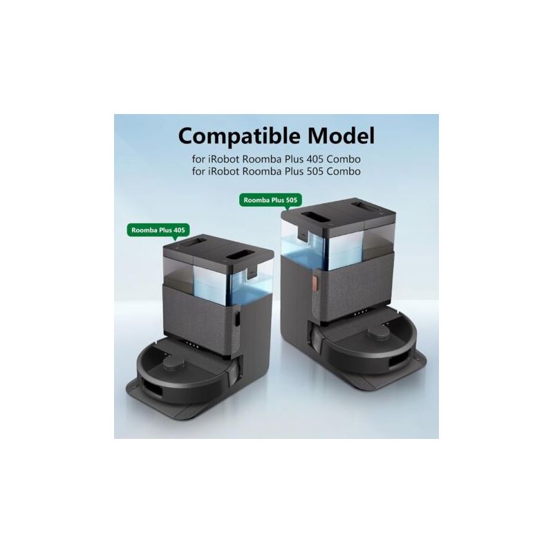 25-teiliges Ersatzteilset Für Irobot Roomba Plus 405/505/507 Combo, 2 Hauptbürsten, 6 Staubbeutel, 6 Wischpads, 4 Filter, 6 Seitenbürsten, 1 Reinigungsbürste (farbe 3)