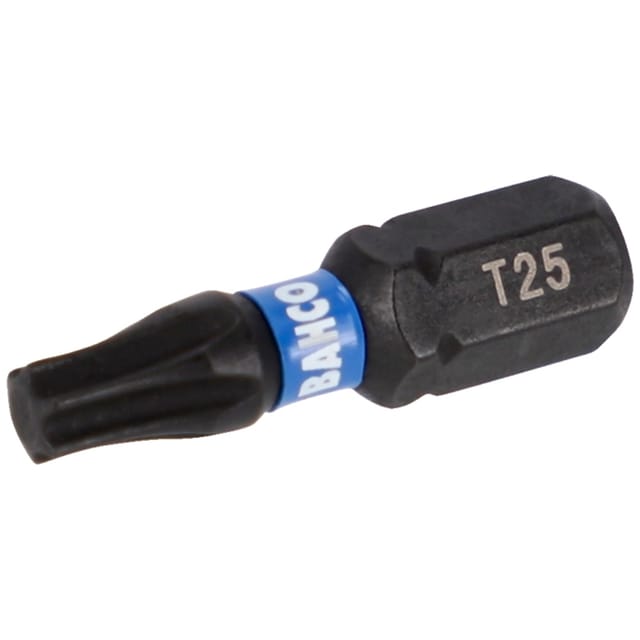 Bahco 1/4 Torsion Bits für TORX T20 Schrauben 25 mm - 25 Stk. pro Blisterpackung