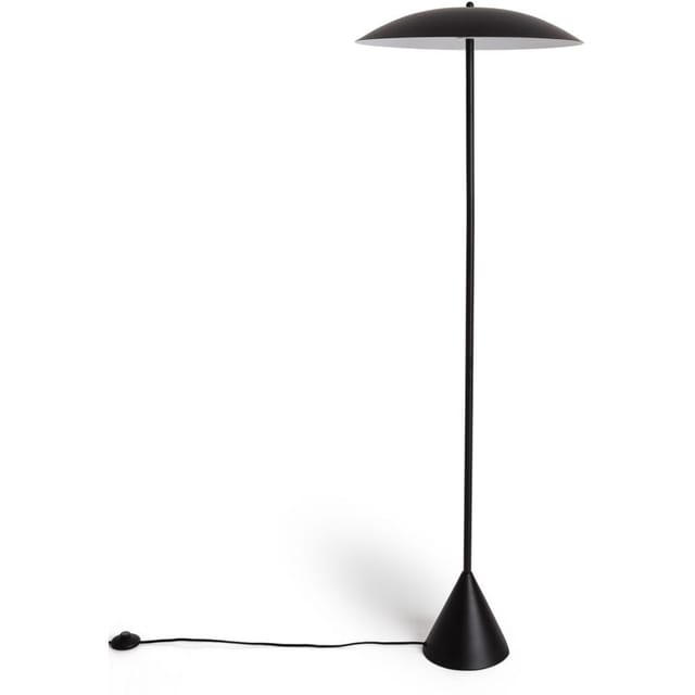 Stehlampe Metall Irmah Schwarz