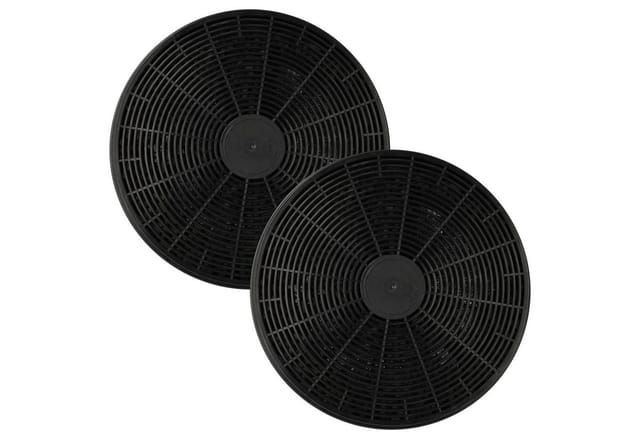 vhbw 2x Aktivkohlefilter kompatibel mit PKM 9040/90N, 9060 H, 9999, 9090 ISZ, 9060 B, 9860/L, 9040/90W Dunstabzugshaube - 17,5 cm
