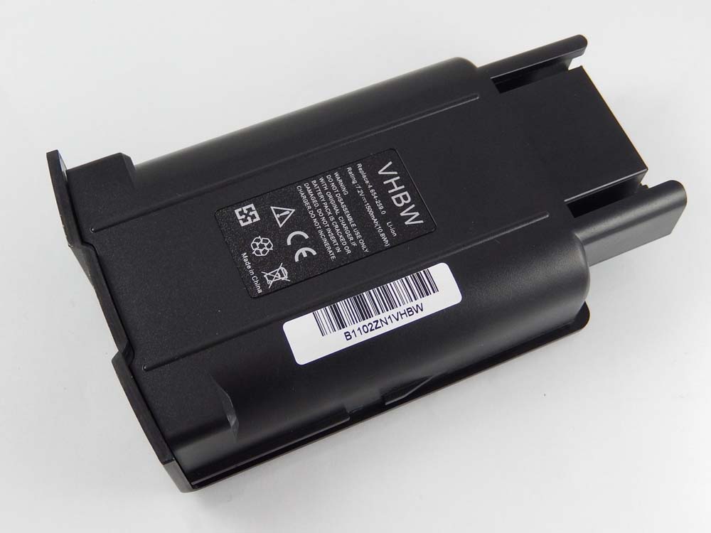 Akku Kompatibel Mit Windsor/kärcher Cordless Floor Sweeper 1.545-113.0 Home Cleaner Heimroboter Schwarz (1500 Mah, 7,2 V, Li-ion) - Vhbw