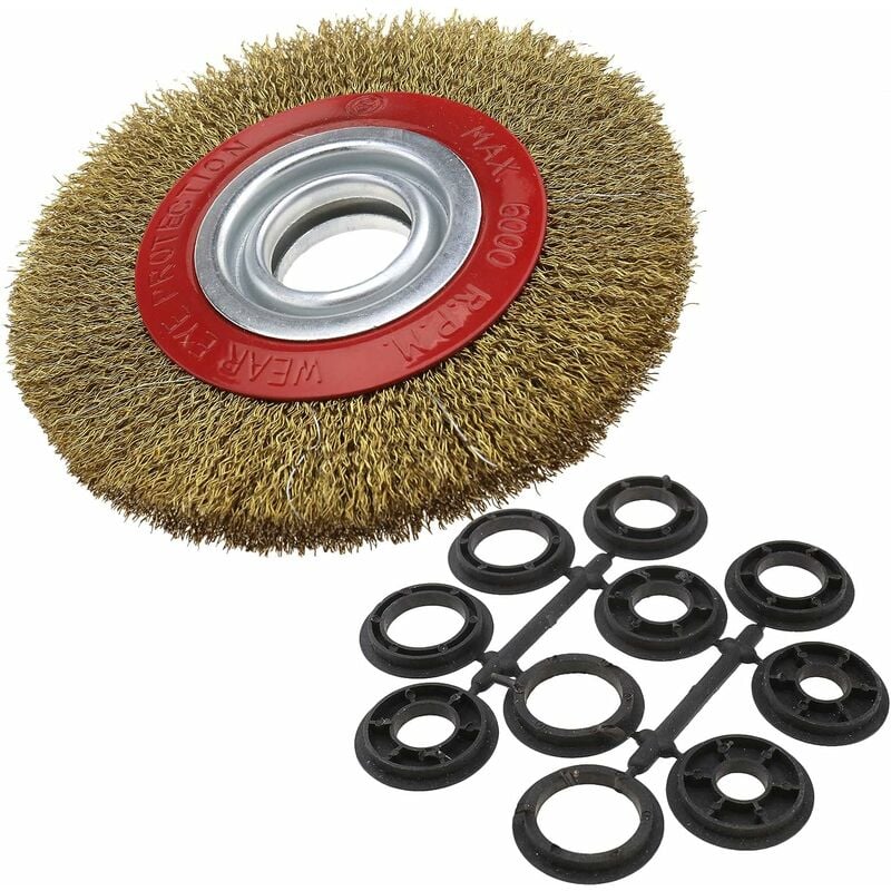Runde Stahlbürste Zum Reinigen Von Schleifscheiben, Durchmesser 150 Mm