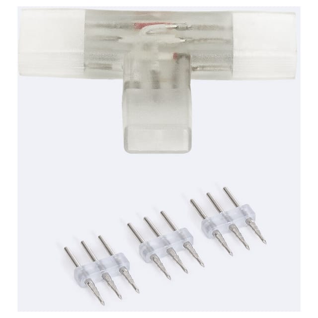 Ledkia - Verbinder Typ 't' für led Streifen cct 220V ac Breite 14 mm 14 mm