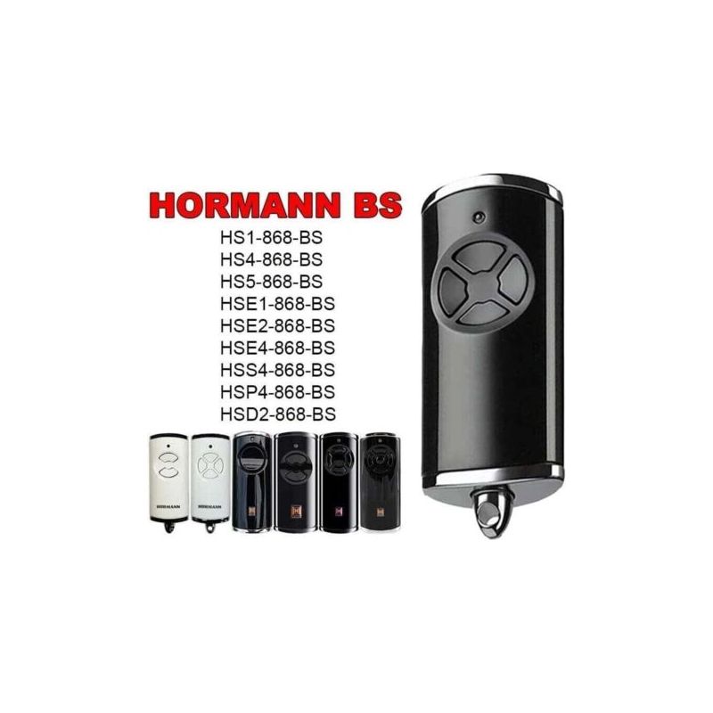 Vurahome - Garagentoröffner 868, Xu,3 Bs Mhz, Garagentor-fernbedienung Kompatibel Mit Hörmann Bs Hsm4 Hse2 Hs1 Hs4 Hsz1 Hsz2, 2-teiliger Handsender -