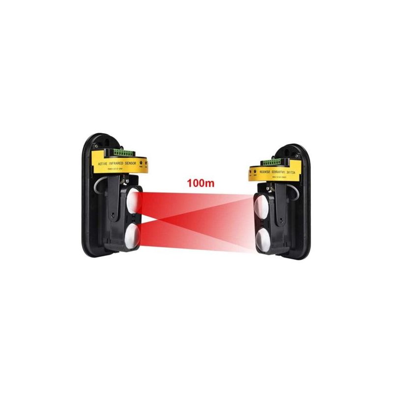 Digitaler Infrarot-bewegungsmelder Mit Impuls – 100 M Ir-alarm – Wasserdichtigkeitsklasse Ip55 – Automatische Leistungsanpassung