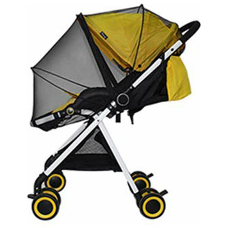 Insektenschutz-/moskitonetz Für Kinderwagen, Reißverschluss, Reißfest Und Waschbar, Idealer Schutz Für Kinderwagen, Buggys, Jogger Und Reisebetten.