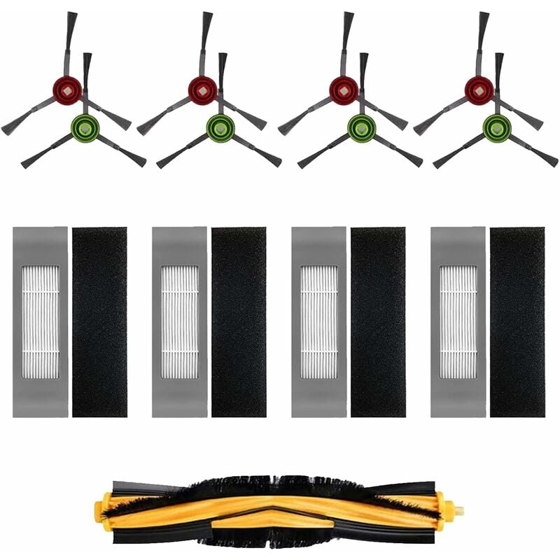 Ersatzbürstenfilter-zubehörset Für Ecovacs Deebot N8 N8+ N8 Pro N8 Pro+ Roboterstaubsauger (13-teilig)