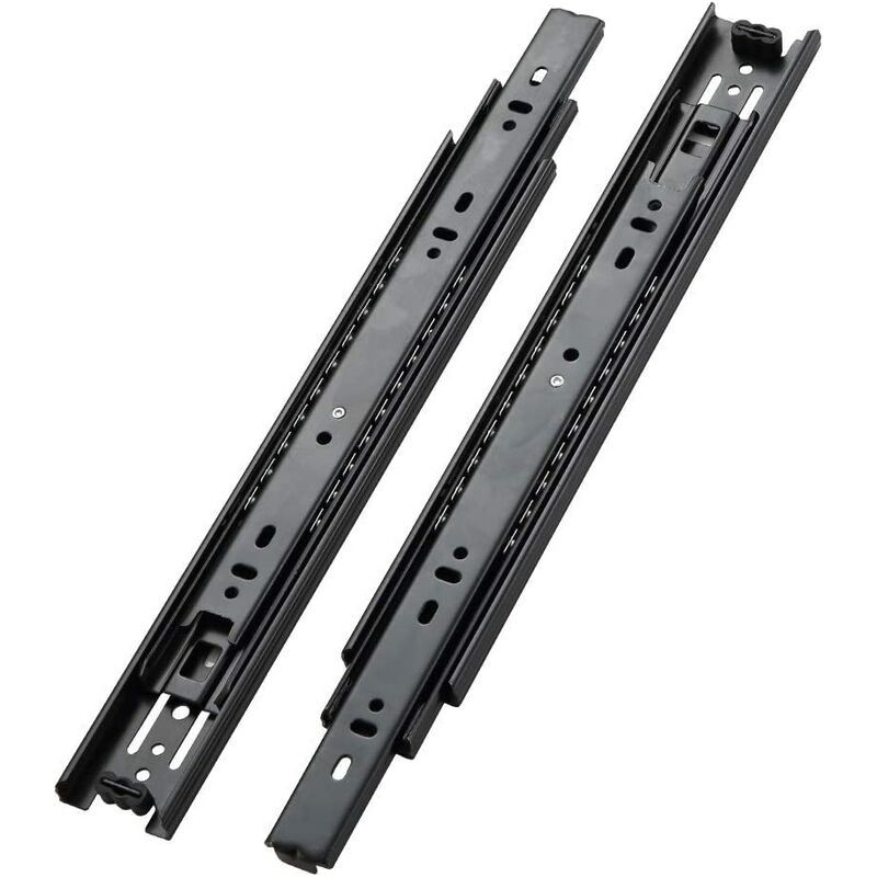 Vurahome – 500 Mm Schubladenschienen, Vollauszug, Seitenmontage, Robuste Tragkraft 45 Kg, 1 Paar