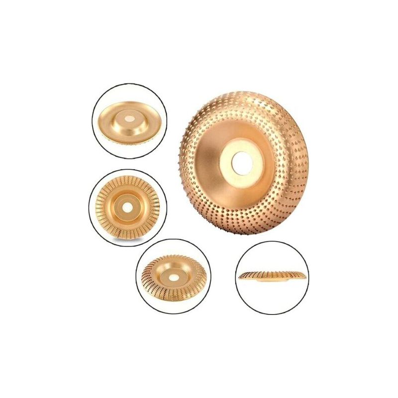 Vurahome – Wolframkarbid-holzschleifscheiben – 4er-set, 115/125 Mm – Zum Formen, Schleifen Und Für Präzise Schnitte