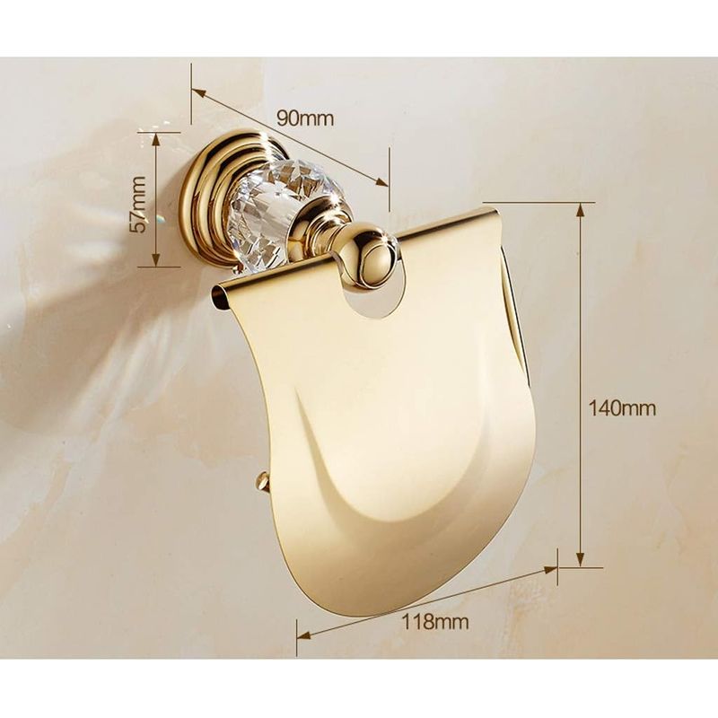 Vurahome - Goldener Papierhandtuchhalter, Handtuchhalter Im Europäischen Stil, Handtuchhalter, Papierhandtuchhalter, Antiker Papierhandtuchhalter