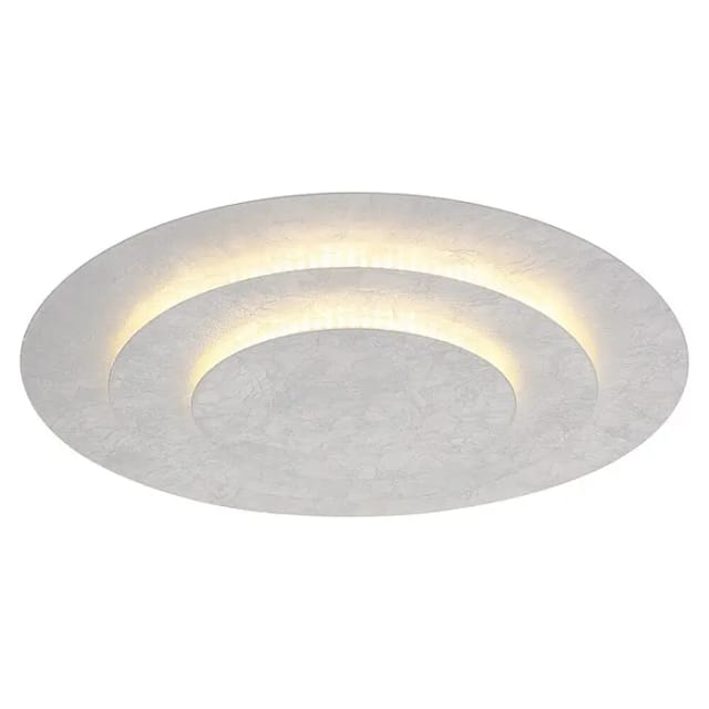 Globo - Deckenlampe Deckenleuchte Wohnzimmerlampe silber led Schlafzimmerlampe d 49 cm