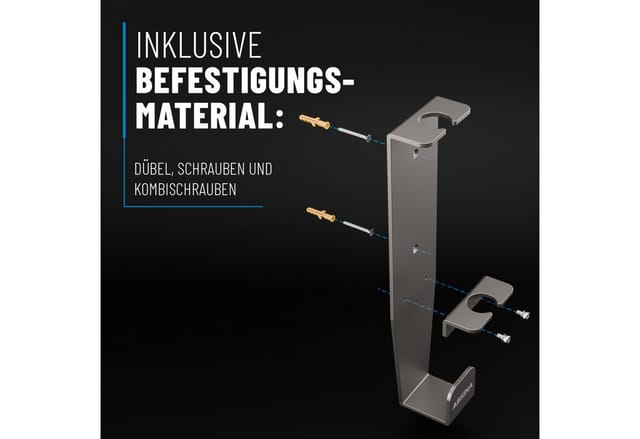 Wandhalterung EV-Ladegerät Rostfrei Aluminium - Absina