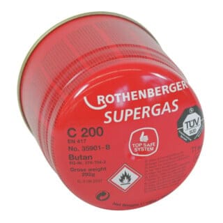 Gaskartusche C200 b mit Sicherheitssystem - 035901-B - Rothenberger