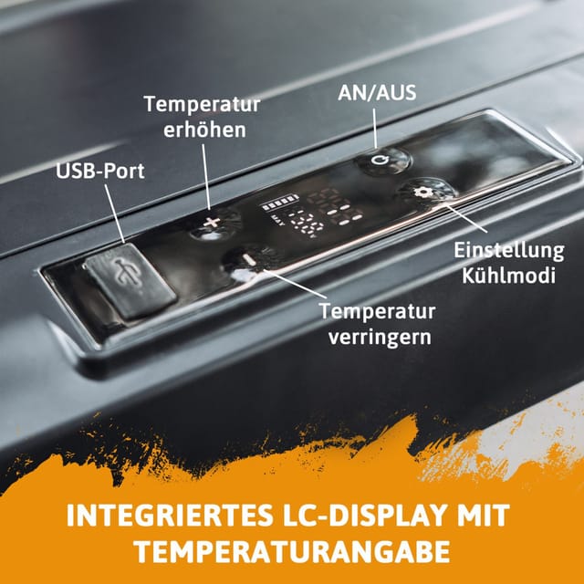 Cross tools Kühlbox 22 Liter - Kompressor-Gefrierbox, bis -20°C, tragbar, App-Steuerung, icebox 25, 68062