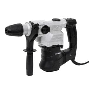 STIER Bohrhammer SHB-L-4100, Hammerbohrer, 1500 W, 12 J, 4100 Schläge/Min, SDS-Max Aufnahme, 42,2 cm - 27,6 cm - 12,0 cm, Meißelarbeiten Abbruc- und