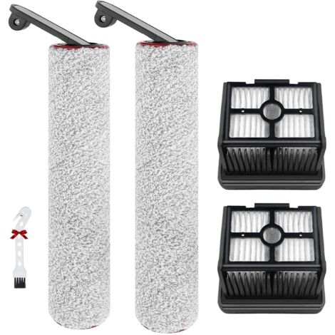 Coavas – Accessoires Pour Aspirateur Dreame H12 Pro / H12 Dual – 2 Brosses Rotatives + 2 Filtres Hepa – Nettoyage Efficace Tous Types De Sols
