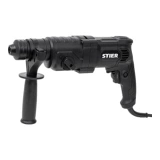 Bohrhammer SHB-T-4900, Hammerbohrer, 800 w, 3,3 j, 0-4900 Schläge/Min, SDS-Plus Aufnahme, 37,0 cm - 9,1 cm - 21,7 cm - Stier