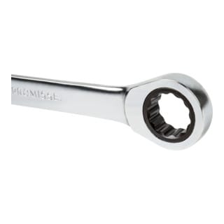 Maul-Ringratschenschlüssel sw 12 mm, Knarrenschlüssel Ratschenschlüssel, Chrom-Vanadium-Stahl, 12H-Profil u. 72 Zähne - Stier