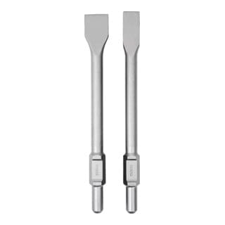 Sds-hex Flachmeißel Set, 35/50 x 410 mm, für Abbruchhammer, vielseitig einsetzbar, guter Materialabtrag, Stahl - Stier
