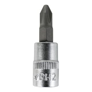 Phillips-Bit-Steckschlüsseleinsatz 1/4'', ph 1, Stecknuss, Steckschlüssel - Stier