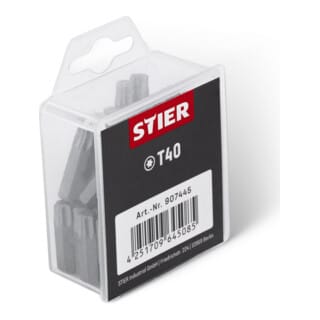 TORX-Bit-Großpackung T40 - Stier