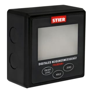 Digitales Neigungsmessgerät, ausgestattet mit LCD-Display, ermöglicht exakte Messungen und Prüfungen bis zu ±0,2° Genauigkeit, magnetische