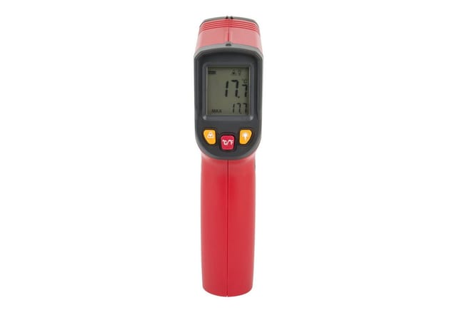 Infrarot-Thermometer, Messbereich -50 °c - 600 °c, 2x 1,5 v aaa Batterien, mit Displaybeleuchtung, Laser-Thermometer, berührungslos, Temperatur