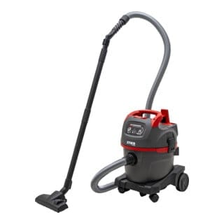 STIER Nass-Trockensauger SNT-20 Premium, 1400W, 20L Behälter, Industriesauger, 8m Kabel, mit Ausblasfunktion und Zubehörhalterung, Werkstattsauger