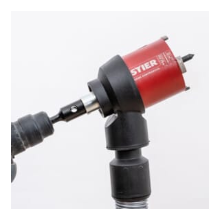 Dosensenker Universal das System für Staubabsaugung M16 ,68 mm, Dosenbohrer, Bohrkrone für Steckdose, Kernbohrer - Stier