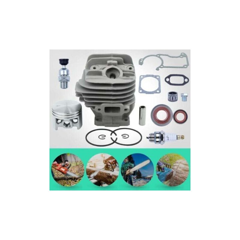 Vurahome – Kolben Und Zylinder Für Stihl 026 Ms260 Kettensäge – 44,7 Mm – Nikasil-beschichtung – 16-teiliges Set Mit Dichtungen Und Zündkerze