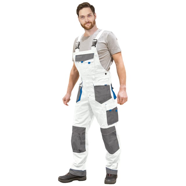 Arbeitslatzhose weiß in versch. Größen 62
