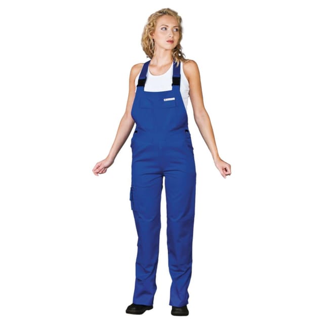 Damen Arbeitslatzhose blau 48