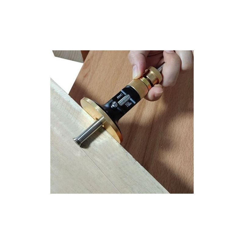 Vurahome - Europäischer Anreißpunkt Für Holzbearbeitung, Präzisionslehre, Parallellinien-zeichenwerkzeug Mit 226 Cm Hartmetallklinge (silber)